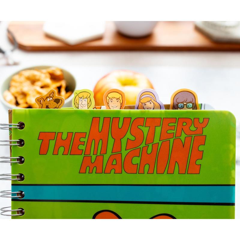 Scooby-Doo Spiral Notebook with 5 Character Tabs & 75 Lined Sheets – Officially Licensed Mystery Machine Journal for Kids, Fans & Collectors