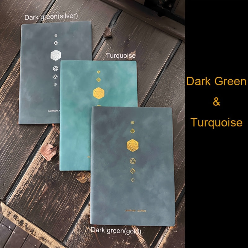 DnD RPG Journal for D&D 5e 5R Players, 100-Page All-in-One Character Sheet Notebook with Quest Log, Spell Tracker, NPC Manager & Game Guide, Gift for Dungeon Masters