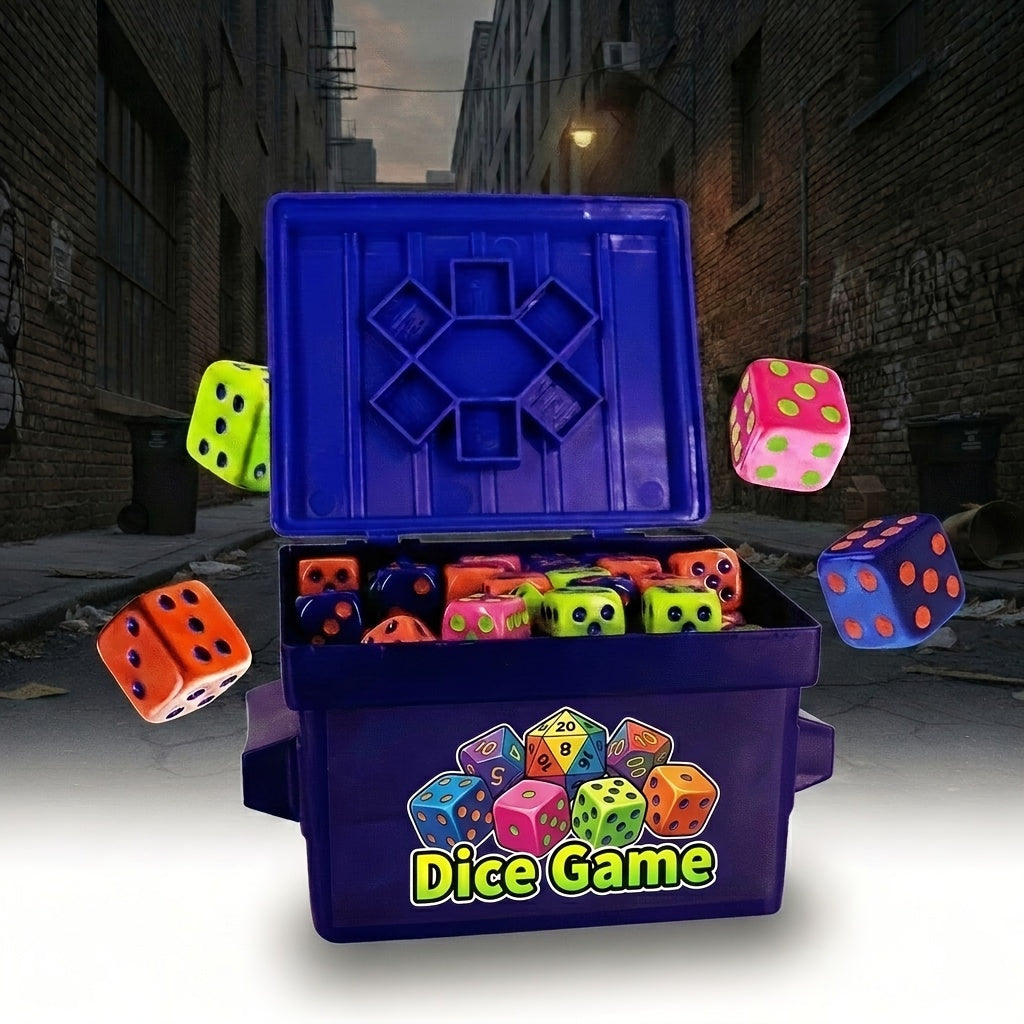 Fast Paced Dice Rolling Board Game 80 Dice 2-4 Player Addictive Party Game for Adults Game Night Travel Camping Fun Birthday Gift