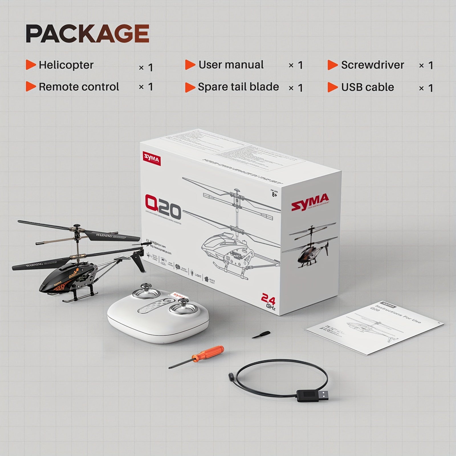 RC Helicopter Altitude Hold One-Key Takeoff Landing 3.5CH Gyro Stabilizer Indoor Flying Toy Alloy Frame Kids Boys Girls Ages 8-12 Birthday Christmas Valentine Gift