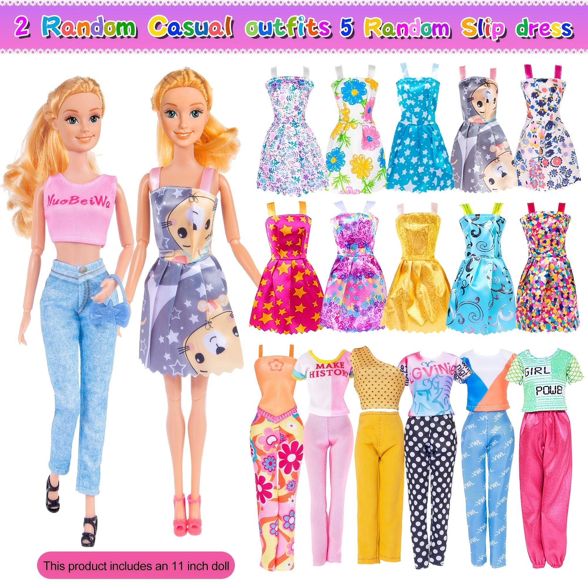 Fashion Doll Closet Playset 108pcs – 11.5 Inch Poseable Doll Wardrobe Wedding Gowns Shoes Handbags Crowns Accessories Gift for Girls Ages 6-12 Birthday Christmas