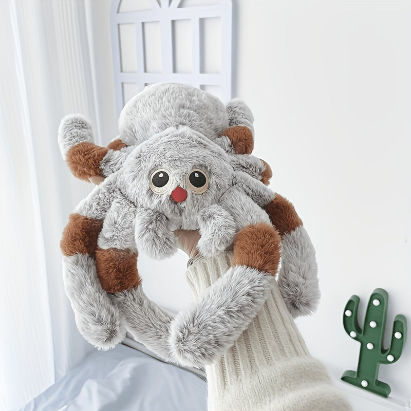 Spider Plush Toy Stuffed Animal - Mixed Color Polyester Fiber Soft Spider Plush, Sofa Pillow, Home Decor, Halloween Christmas Decoration, Birthday Gift for Women Girls Spider Lovers