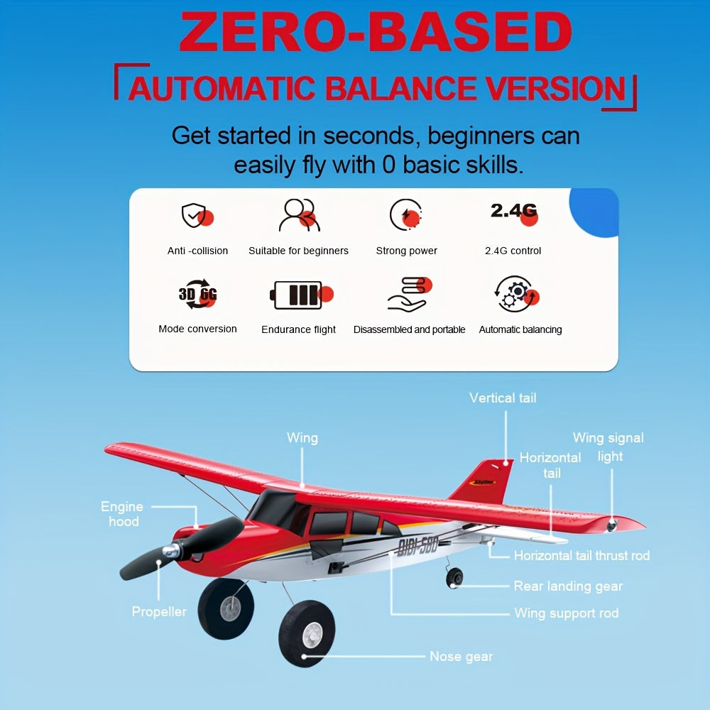 M7 RC Airplane 6-Channel Brushless Fixed Wing with 6-Axis Gyro 3D Stunts 120M Range EPP Foam Aircraft – Remote Control Plane Toy for Beginners & Advanced Pilots Kids Teens Gift
