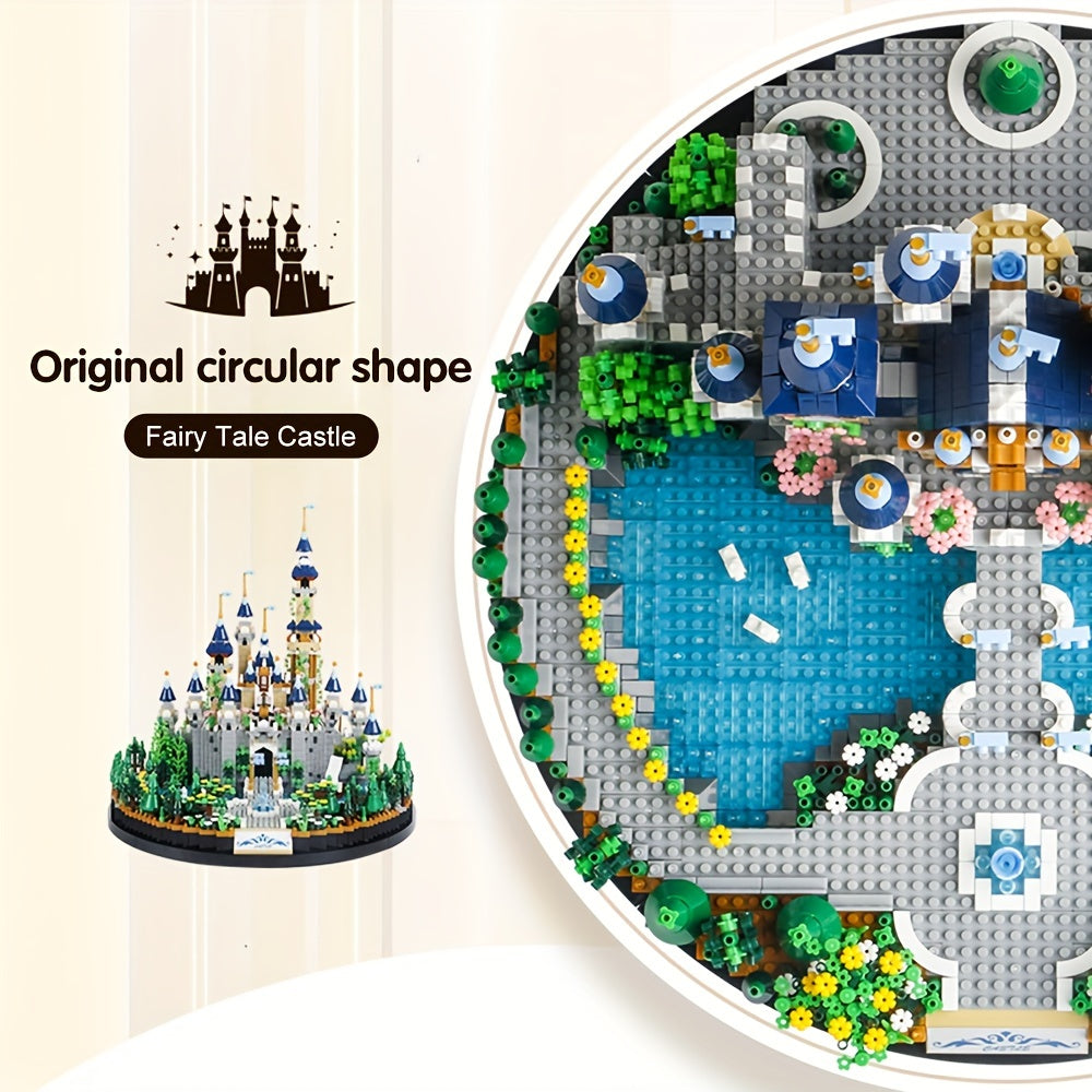 Princess Castle Building Blocks 3600pcs Fairytale Construction Toy for Girls – Educational Decorative Castle Model Kit with Gift Box, Room Decor – Birthday Valentine Easter Holiday Gift