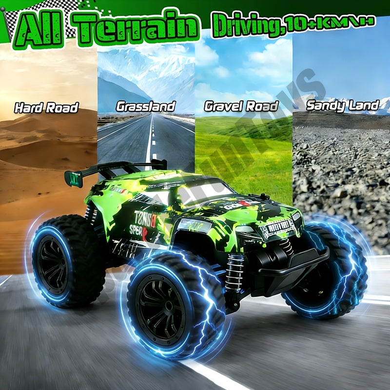 High-Speed 4WD Off-Road RC Truck 40KM/H+ Racing Class All-Terrain Remote Control Car with 2.4GHz Controller – Fast RC Vehicle Gift for Boys Kids Ages 3+