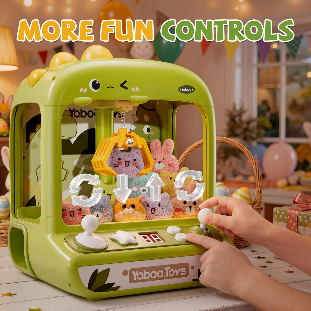Mini Claw Machine for Kids Unicorn Arcade Vending Toy - Fun Party Game Birthday Gift for Girls Boys Ages 3+, Purple Green Pink
