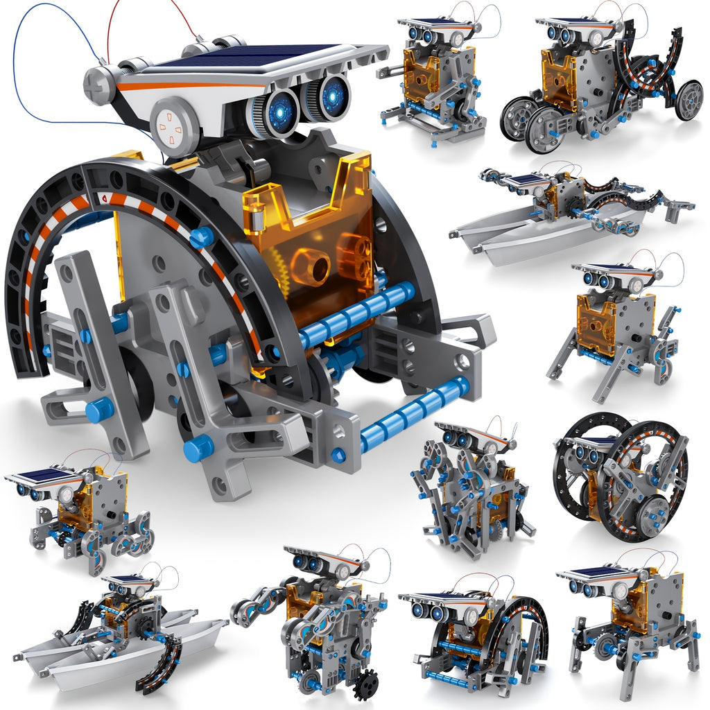 12-in-1 Solar Robot Kit for Kids – STEM Building Science Experiment Toy Educational Gift for Boys & Girls Ages 8-13