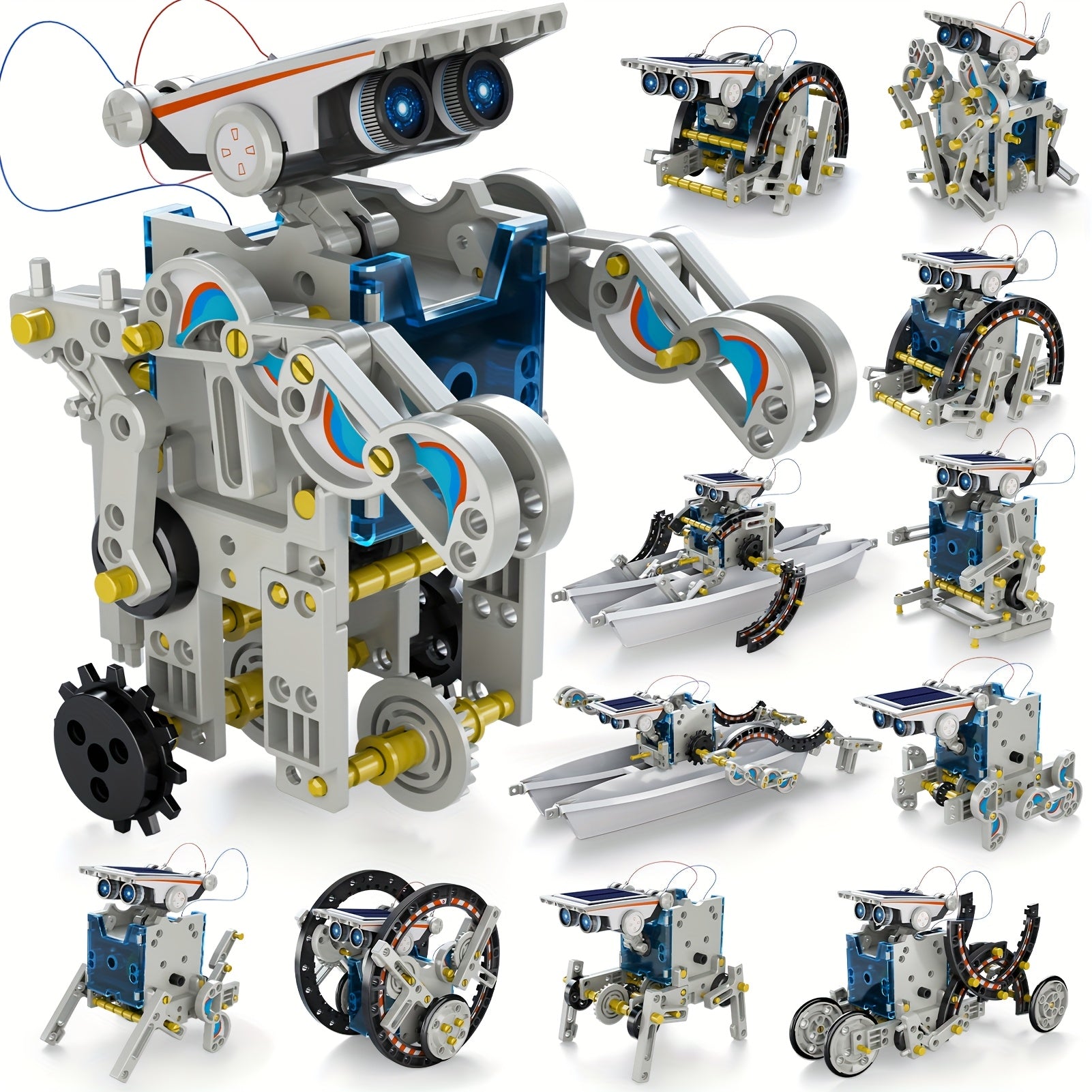 12-in-1 Solar Robot Kit for Kids – STEM Building Science Experiment Toy Educational Gift for Boys & Girls Ages 8-13