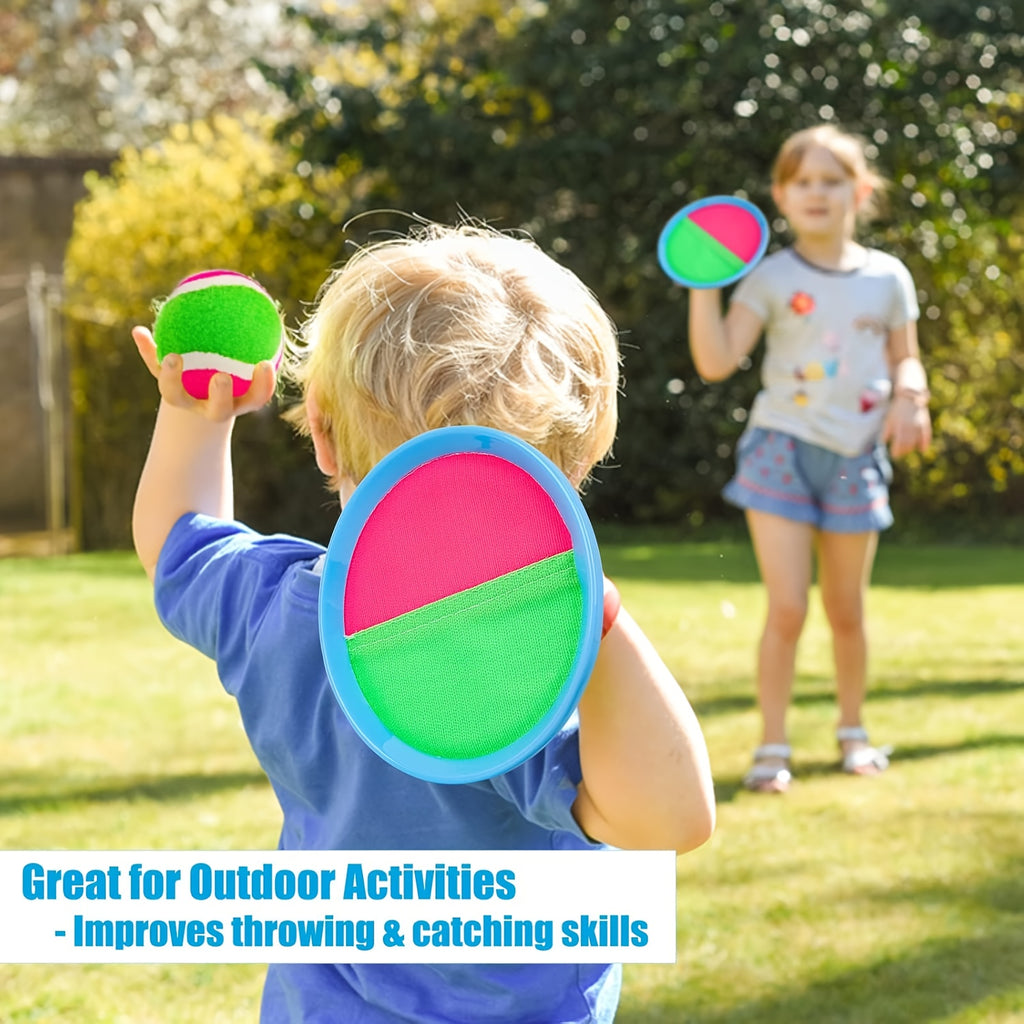 Sticky Ball Toy Outdoor Game for Beach Playground & Backyard, Mixed Color Throwing Catching Toy for Kids & Adults, Fun Gift for Halloween Easter Christmas New Year