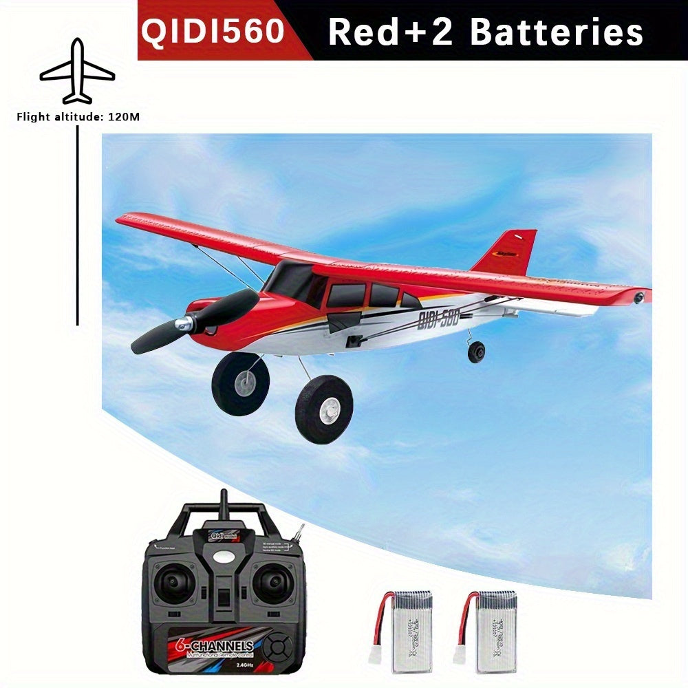M7 RC Airplane 6-Channel Brushless Fixed Wing with 6-Axis Gyro 3D Stunts 120M Range EPP Foam Aircraft – Remote Control Plane Toy for Beginners & Advanced Pilots Kids Teens Gift