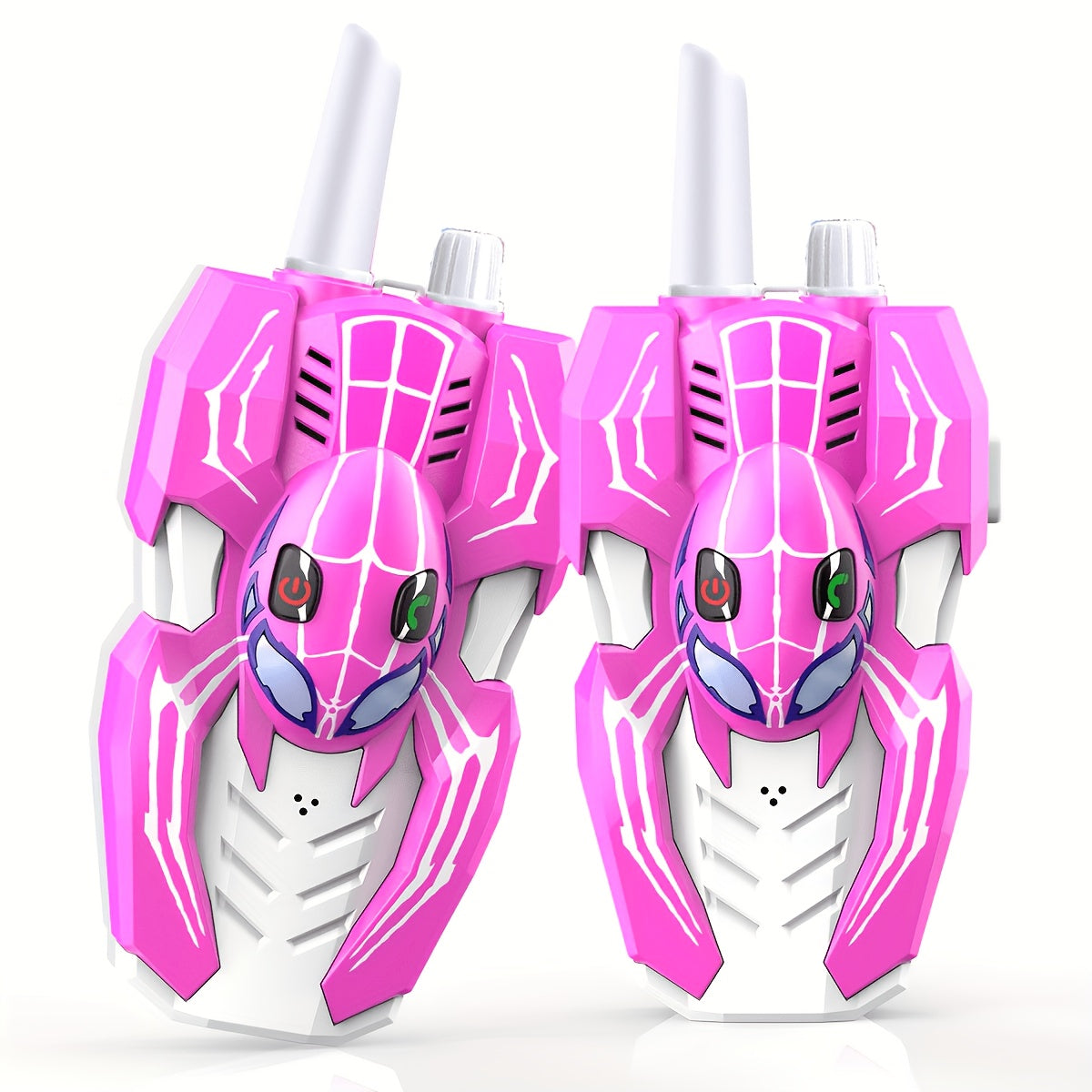 Kids Walkie Talkies 2-Pack Spider 2-Way Radio Toy for Boys Girls Ages 3-12 – Birthday Christmas Halloween Easter Back-to-School Gift