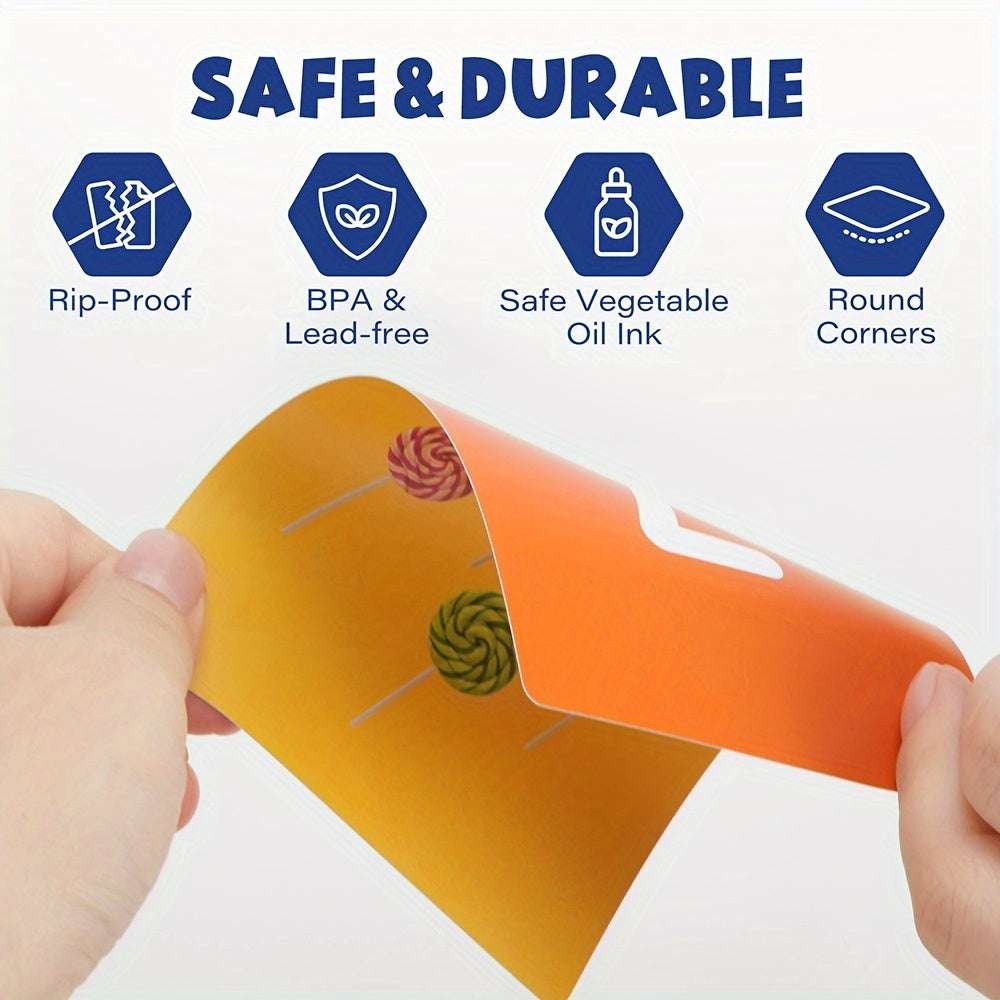 ABC Alphabet Flashcards 84 Double-Sided Educational Flash Cards for Toddlers Kids Preschool Learning – Letters Numbers Animals Shapes Colors Daily Objects