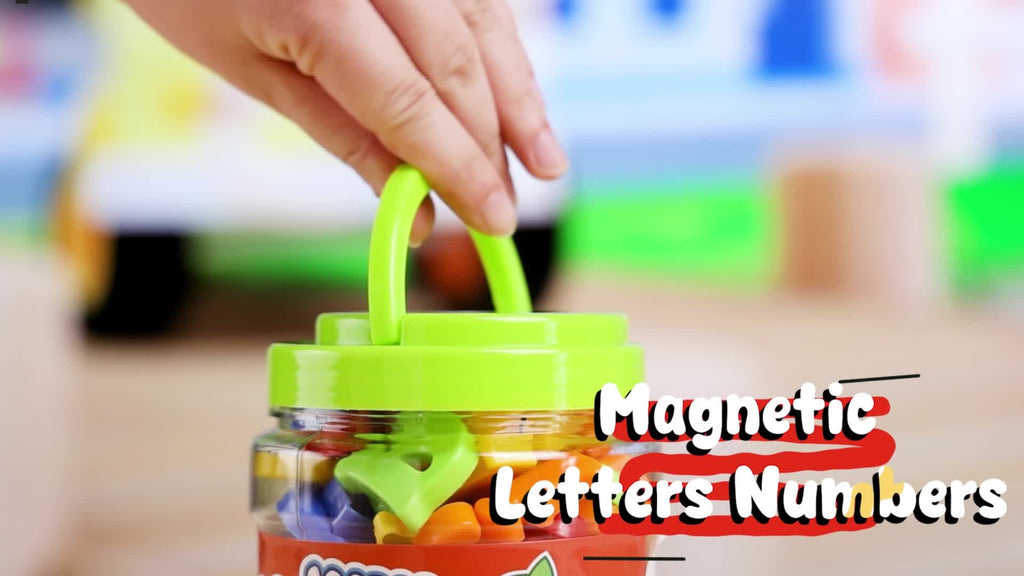 Magnetic Letters and Numbers for Fridge – 103pcs ABC 123 Educational Toy with Uppercase & Lowercase Letters and Numbers 0-9 for Spelling, Counting & Preschool Learning