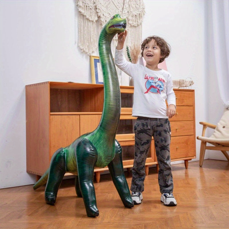 Giant Inflatable Brachiosaurus Dinosaur Toy 51 Inch – Freestanding Blow Up Dinosaur for Party Decorations & Photo Prop – Birthday & Christmas Gift for Kids & Adults – Lifelike Dino Decor