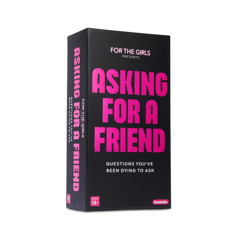 Girls Night Card Game for Adults, Asking For A Friend by Relatable with 300 Conversation Cards and 1 Die for Bachelorette Parties and Galentine's Gatherings