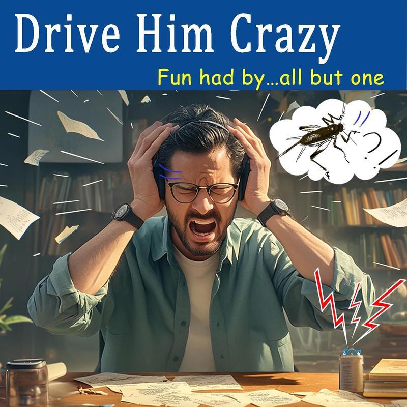 Cricket Noise Maker Prank Device – Hidden Beeping Chirping Bug for Months, Funny Office Pranks for Adults, Gag Gift, April Fools Prank, 3 Pack Blue