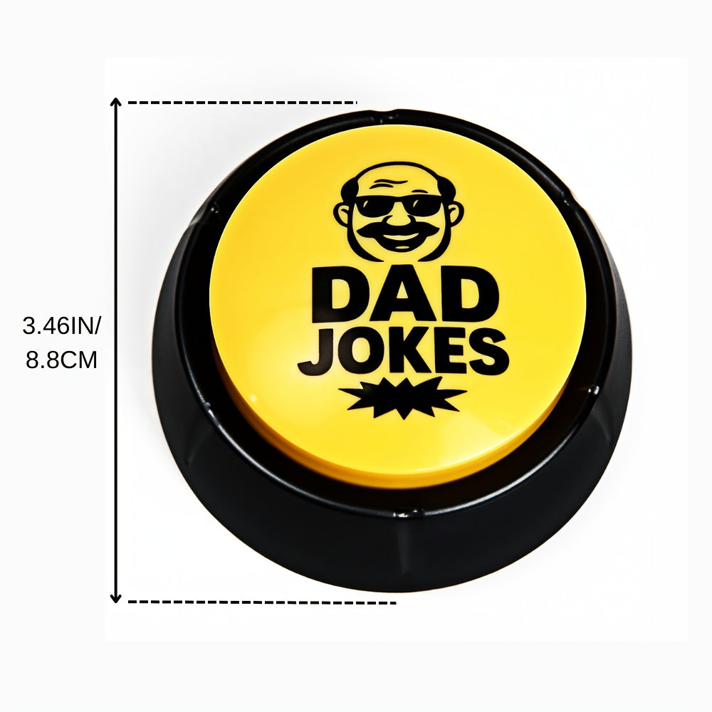 Dad Joke Button Funny Gag Gift for Men – Push Button Hilarious Jokes Novelty Toy – Father's Day, Birthday & Christmas Stocking Stuffer for Dads, Grandpas & Husbands