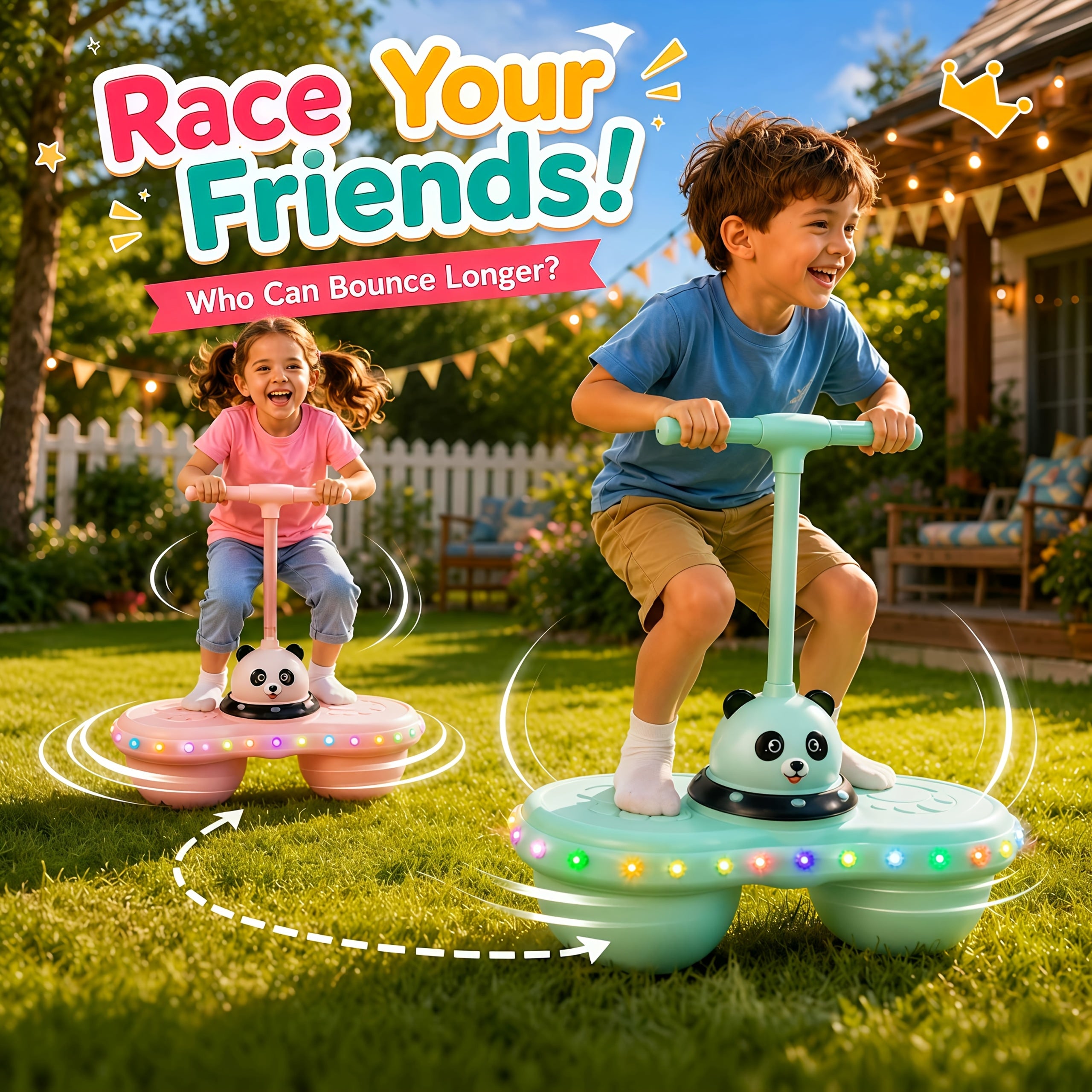 Rainbow LED Bouncing Ball Light Up Glow Ball Indoor Outdoor Balance Coordination Active Play Toy for Kids Adults Boys Girls Birthday Christmas Gift