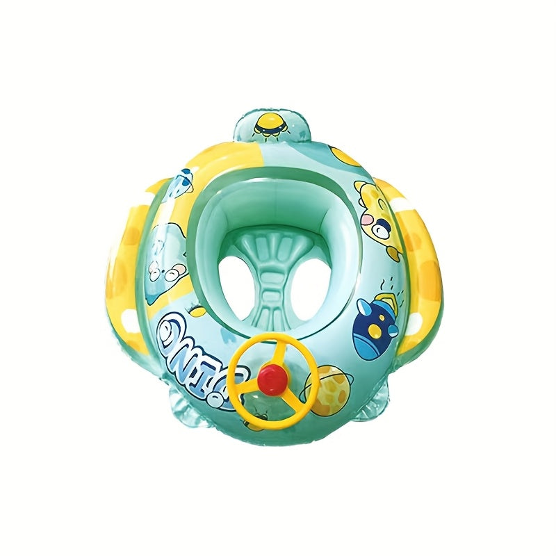 Cartoon Inflatable Pool Float for Kids & Adults – Fun Beach Floatie Water Toy Summer Pool Party Accessory Swimming Gift (Pink Green Blue)