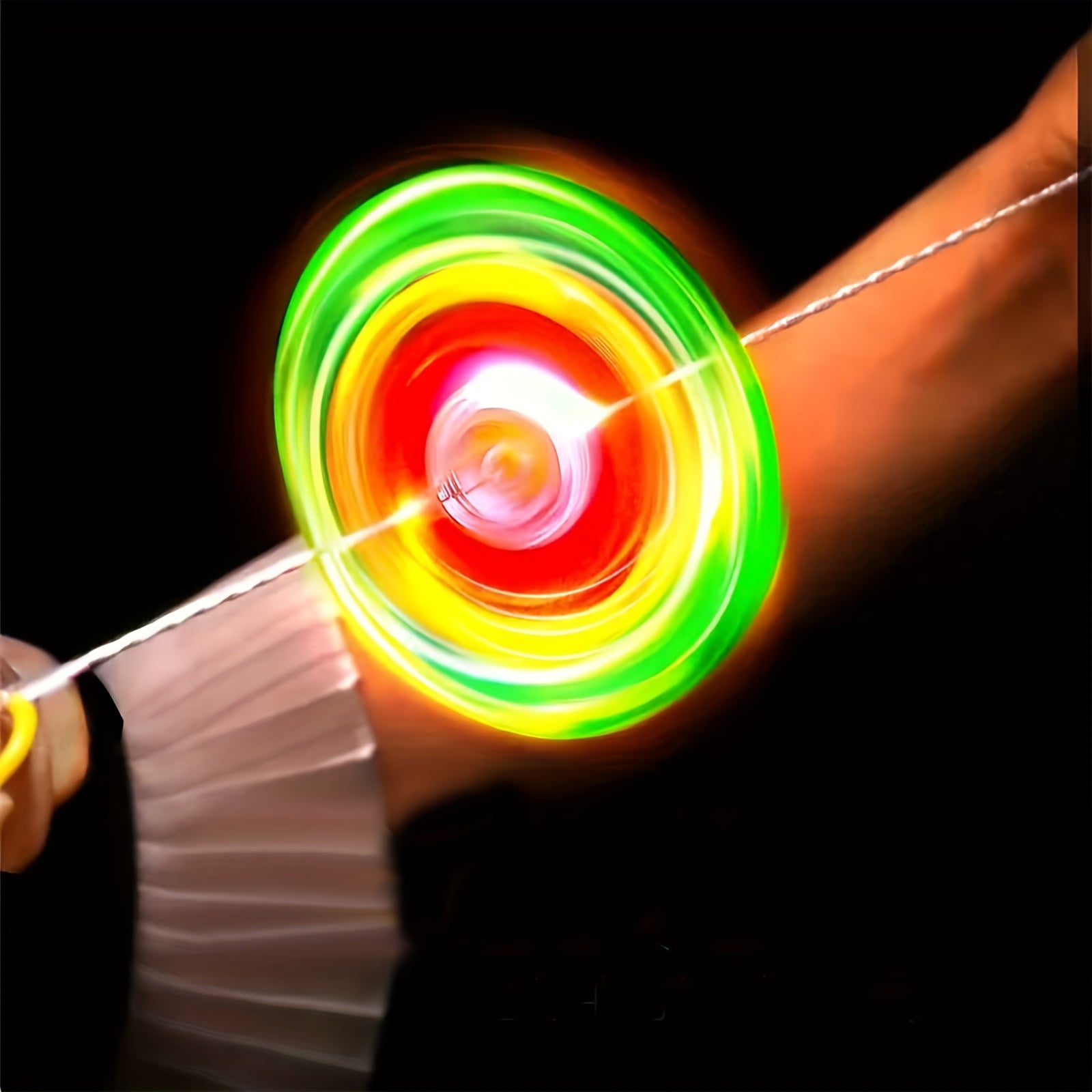 Light Up Flywheel Spinner Toys 30 Pack – Glow in the Dark Pull Cord Flashing Flywheel Bulk Party Favors for Kids, Goodie Bag Stuffers, Christmas Halloween Birthday Gifts