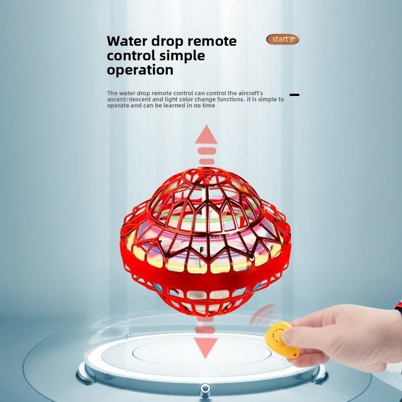 Hand Control UFO Flying Ball Toy Infrared Hover Boomerang LED Light Indoor Outdoor Kids Gift Christmas Halloween Birthday Party