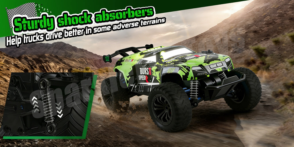 High-Speed 4WD Off-Road RC Truck 40KM/H+ Racing Class All-Terrain Remote Control Car with 2.4GHz Controller – Fast RC Vehicle Gift for Boys Kids Ages 3+