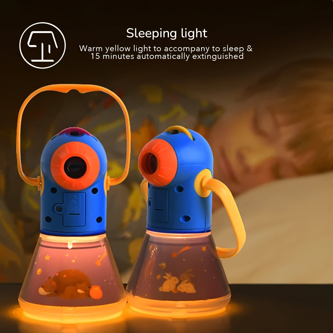 MiDeer Kids Storybook Torch Projector – 12 Story Reels Flashlight, Creative Educational Toy for Children, Sturdy Acrylic Build, Birthday Gift for Boys Girls Ages 3+ (Batteries Not Included)
