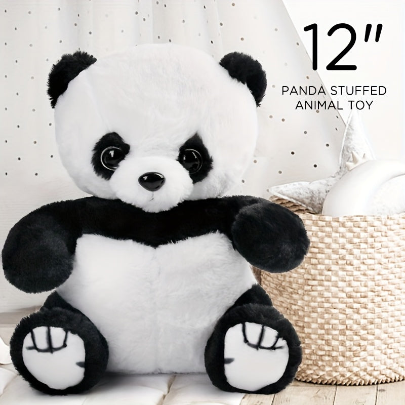 Light Up Panda Stuffed Animal 8 & 12 Inch – Cute Glowing Panda Bear Plush with LED Light, Hugging Toy Birthday Gift for Kids Boys Girls Christmas