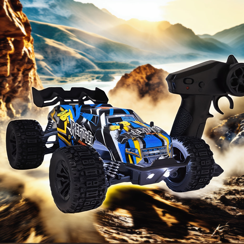 RC Monster Truck 4x4 All-Terrain High-Speed Remote Control Off-Road Car for Kids Adults, Birthday Christmas Holiday Gift for Boys Girls