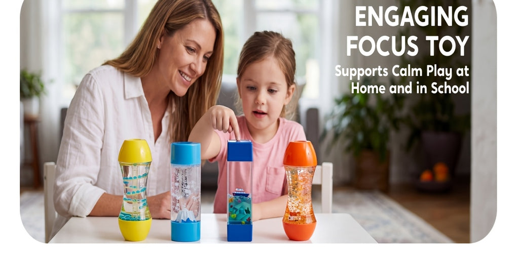 Sensory Fidget Tubes for Kids 4-Pack Calm Down Toy Stress Relief Autism ADHD Anxiety Speech Therapy Classroom Fine Motor Skill Easter School Gift