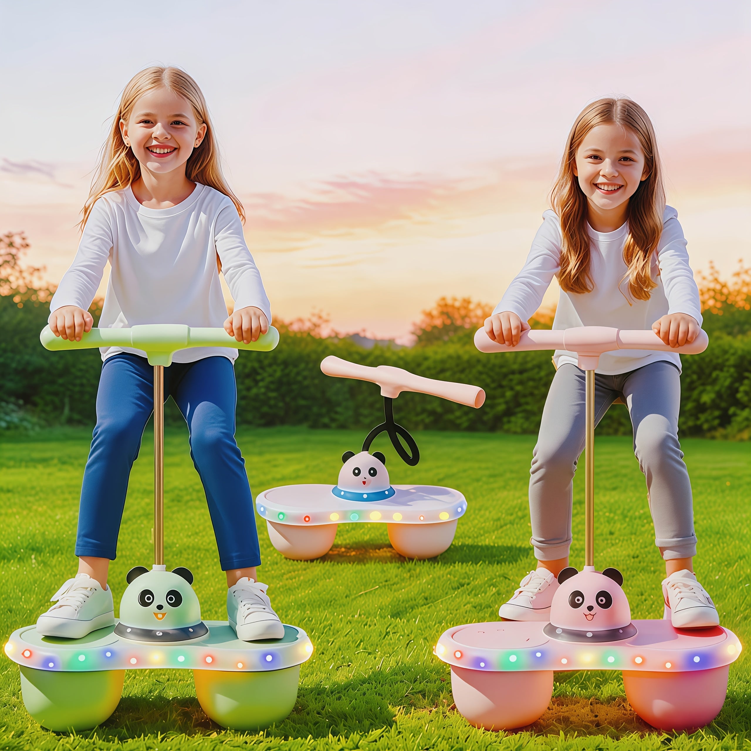 Rainbow LED Bouncing Ball Light Up Glow Ball Indoor Outdoor Balance Coordination Active Play Toy for Kids Adults Boys Girls Birthday Christmas Gift