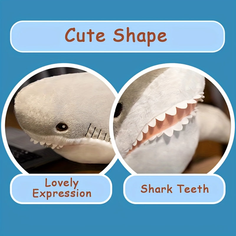61cm / 24 Inch Shark Stuffed Animal Plush Toy – Soft Shark Plush Pillow, Cute Sea Animal Doll, Room Decor, Birthday Gift for Boys Girls Kids Adults, Multiple Colors