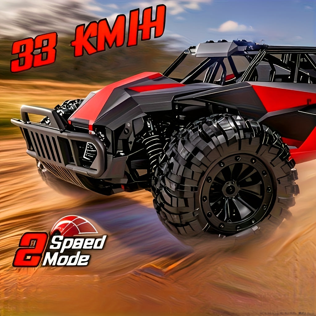RC Car High Speed 40KM/H All Terrain Off-Road Vehicle - Long Battery Life, Sturdy 4WD Remote Control Truck for Kids Boys, Birthday Gift, Climbing Monster Car