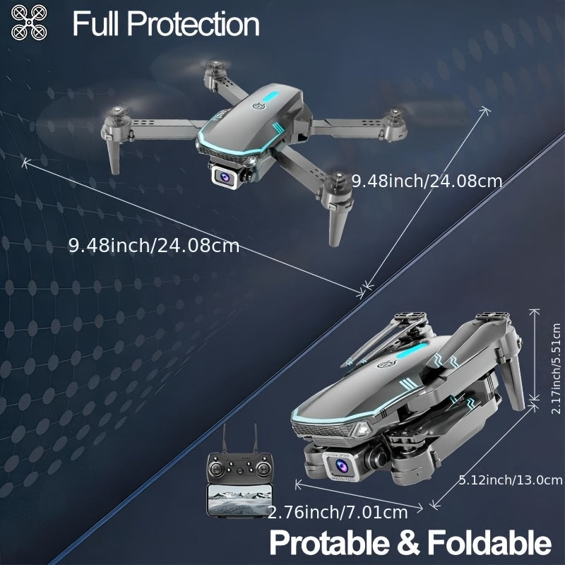 Tongli DR1916RL Beginner RC Drone, One-Key Takeoff Landing & Return, Altitude Hold, Headless Mode, 360° Flips, 3-Speed Adjustment, Easy to Fly for Ages 14+, Perfect Starter Gift