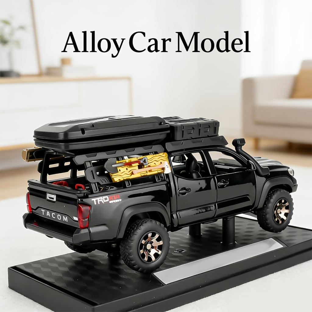 Die Cast Model Car 1:32 Scale Toyota Off-Road – Zinc Alloy Openable Doors Static Display Replica, Collectible Desktop Ornament Gift for Car Enthusiasts