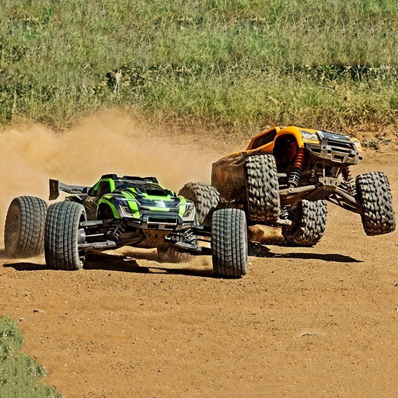 LED RC Off-Road Car for Kids - American Style Remote Control Car with Lights, Outdoor Off-Road Racing Toy for Boys, Birthday & Christmas Gift
