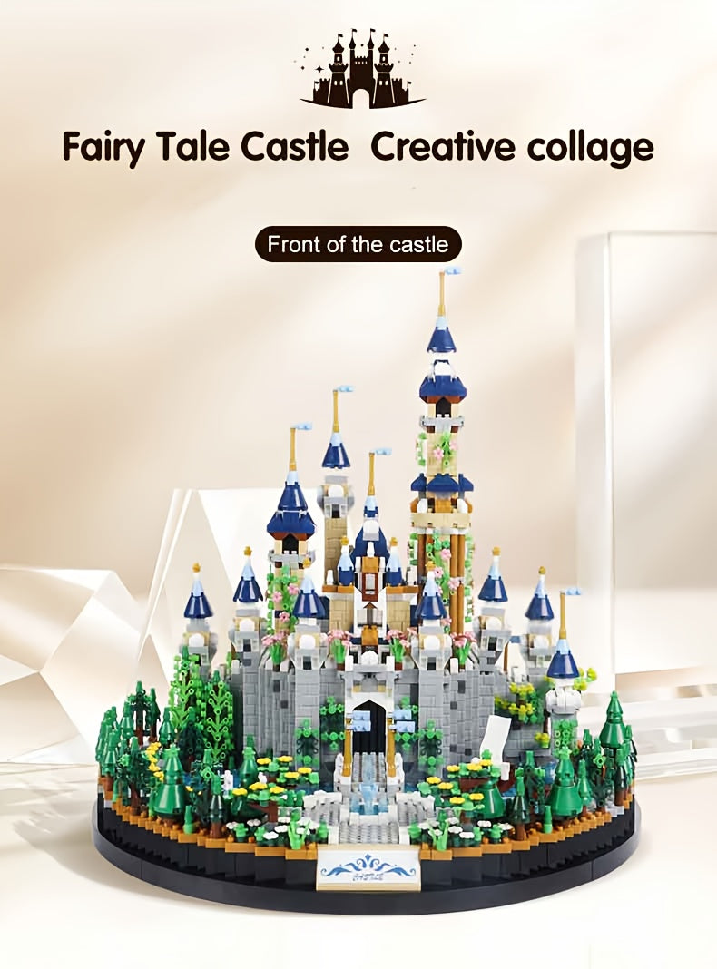 Princess Castle Building Blocks 3600pcs Fairytale Construction Toy for Girls – Educational Decorative Castle Model Kit with Gift Box, Room Decor – Birthday Valentine Easter Holiday Gift