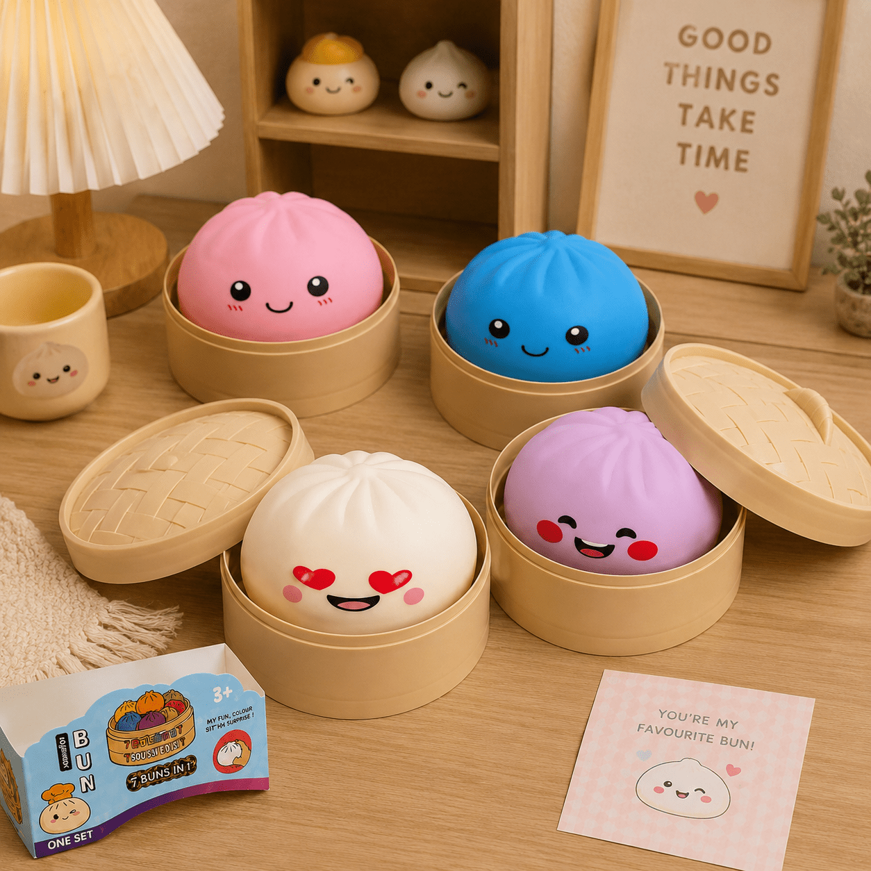 Jumbo Dumpling Squishy Toy 6 Inch Giant Slow Rise Squeeze Ball – Stress Relief Anxiety Fidget Toy for Adults & Teens, Desk Sensory Toy, Birthday Gift Random Color