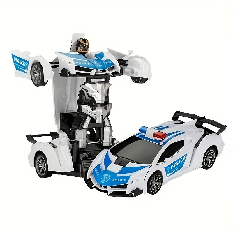 Spider Transform Robot RC Car 1:18 One-Button Deformation 2.4GHz LED Lights 360 Drift 45M Range Auto Demo Kids Boys Girls Ages 6+ Birthday Christmas Gift