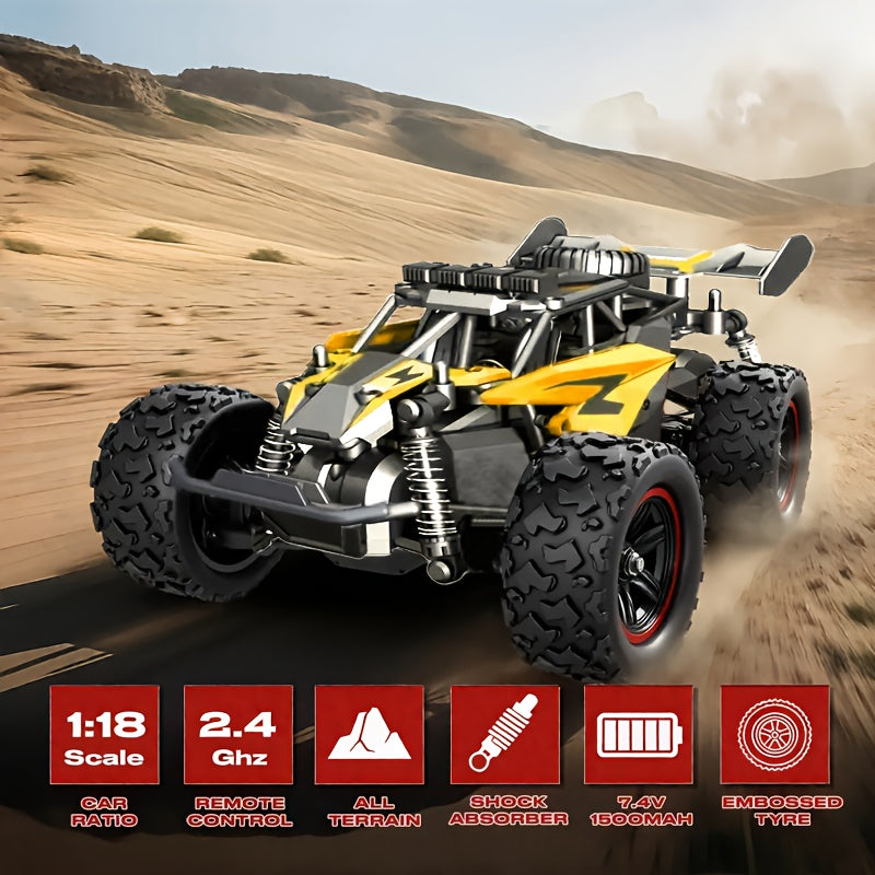 RC Car High Speed 40KM/H All Terrain Off-Road Vehicle - Long Battery Life, Sturdy 4WD Remote Control Truck for Kids Boys, Birthday Gift, Climbing Monster Car