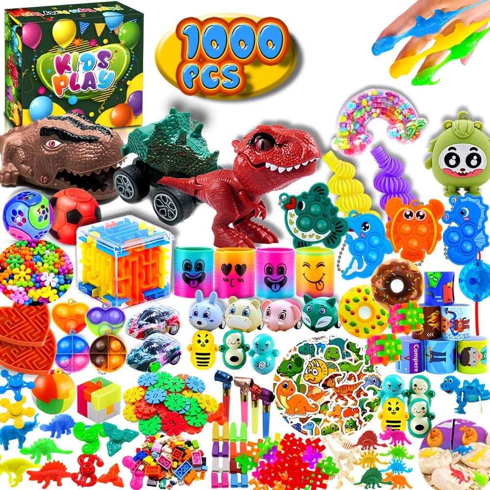 1000pcs Finger Toys Bulk – Novelty Mini Party Favor Toys, Carnival Prizes, Lucky Bag Fillers, Classroom Gifts, Birthday Presents, Themed Party Toy Bags