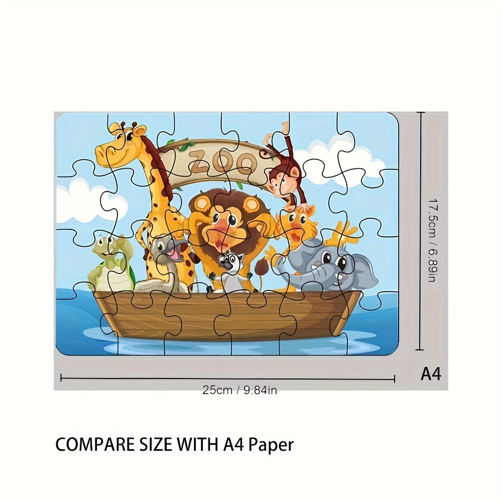 Kids Puzzles Ages 3+ Set of 12 Boxes, 12 Different Themes Jigsaw Puzzles for Boys & Girls, Toddler Puzzle Gift Activity Toy for Halloween Christmas Birthday
