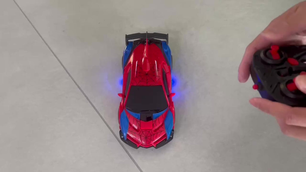 RC Car Robot Transformer Toy 1:18 Scale - One-Button Deformation Remote Control Car with 360° Rotating Drifting, Kids Toy for Ages 3+, Birthday Gift