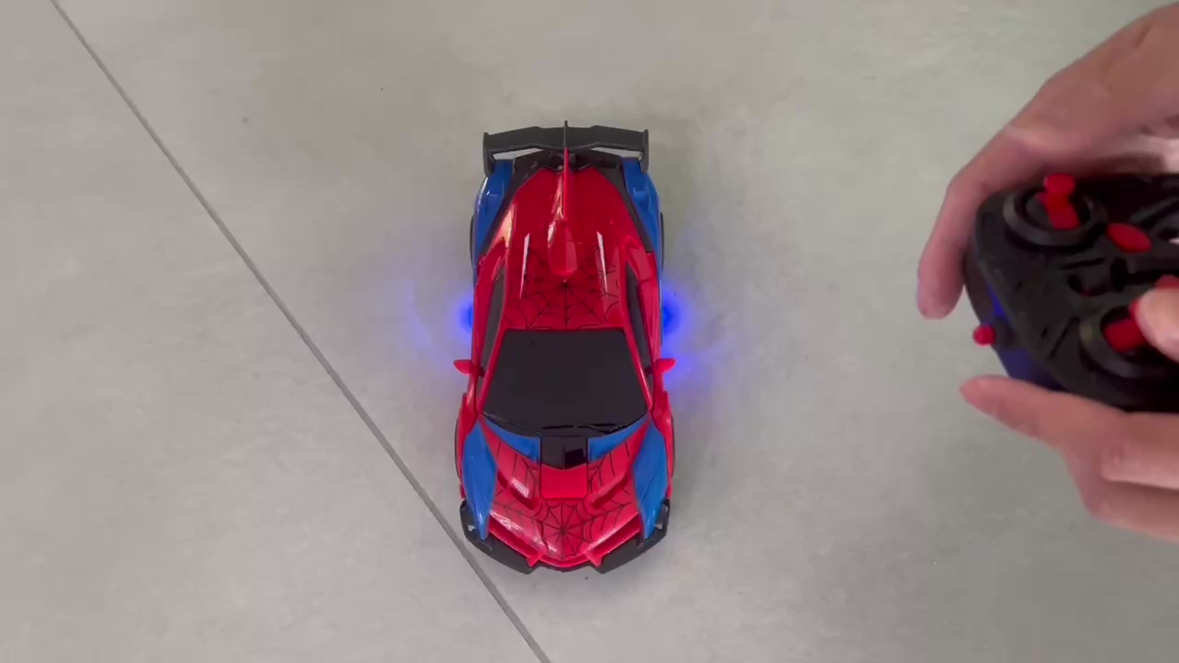 RC Car Robot Transformer Toy 1:18 Scale - One-Button Deformation Remote Control Car with 360° Rotating Drifting, Kids Toy for Ages 3+, Birthday Gift