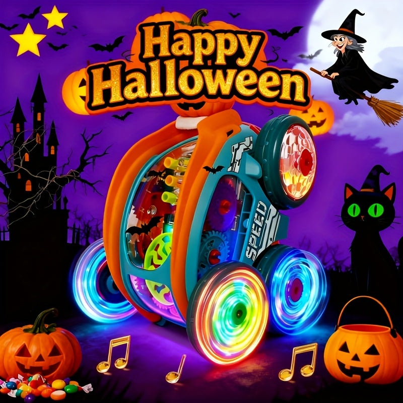 Automatic Dump Truck Toy with Colorful Lights & Music Auto Rolling Fun – Kids Birthday Christmas Halloween Thanksgiving Party Gift Boys Girls