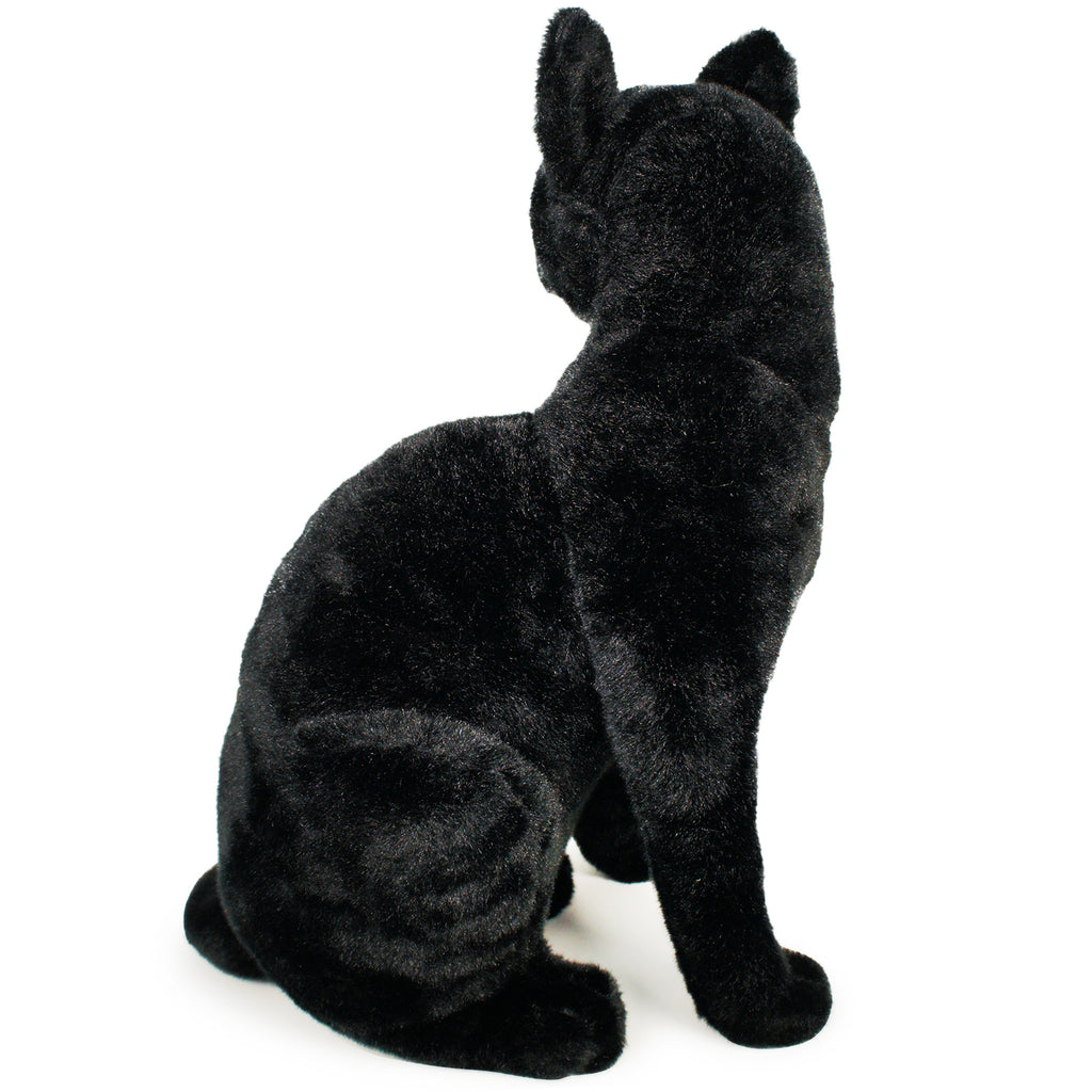 Black Cat Stuffed Animal Plush 13 Inch – Boone the Soft Cuddly Plush Cat Toy, Kids Gift for Cat Lovers, Ages 3+, TigerHart Toys