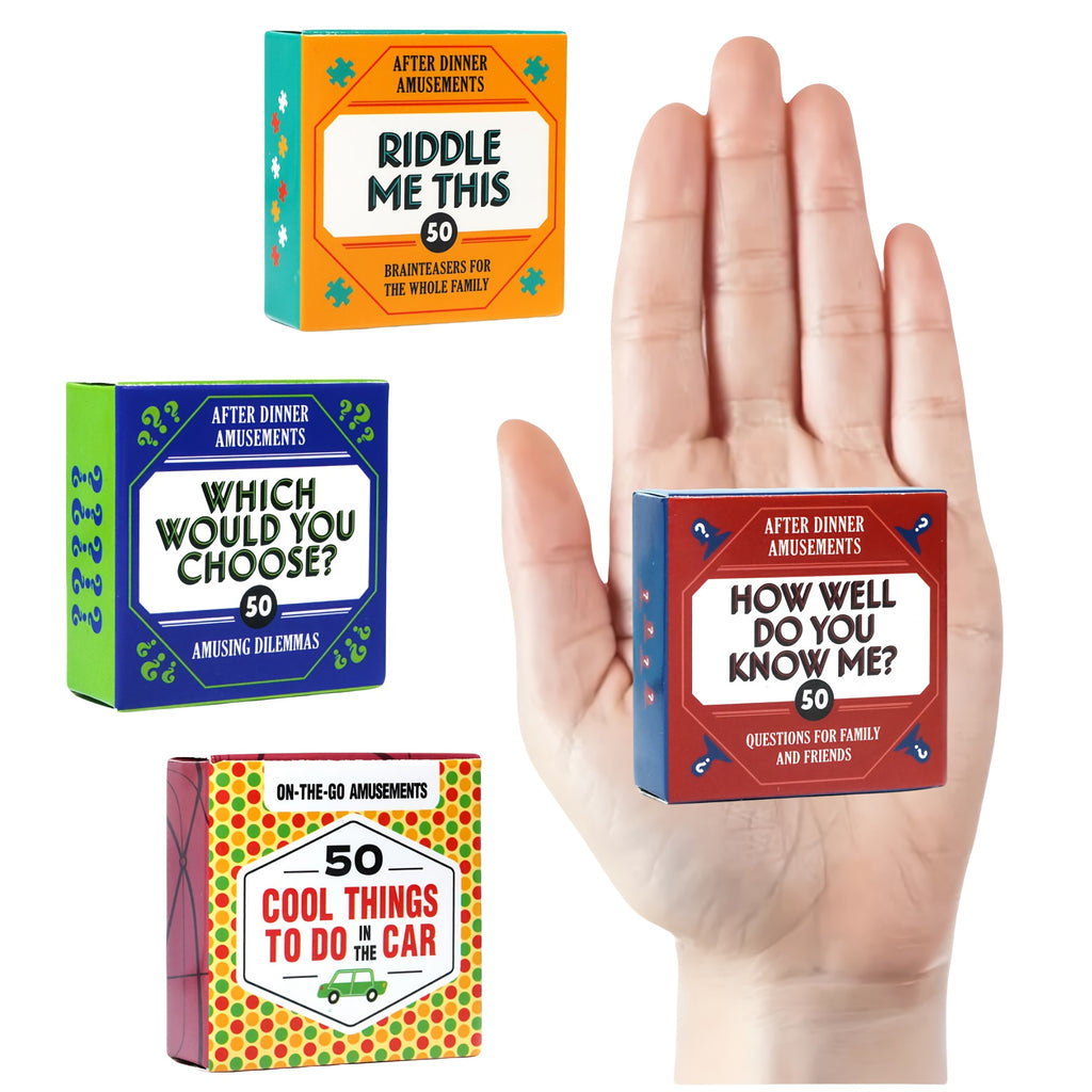 How Well Do You Know Me Card Game 50 Conversation Starter Questions for Family Friends Couples Teens Adults Camping Travel Holiday Game Night Gift