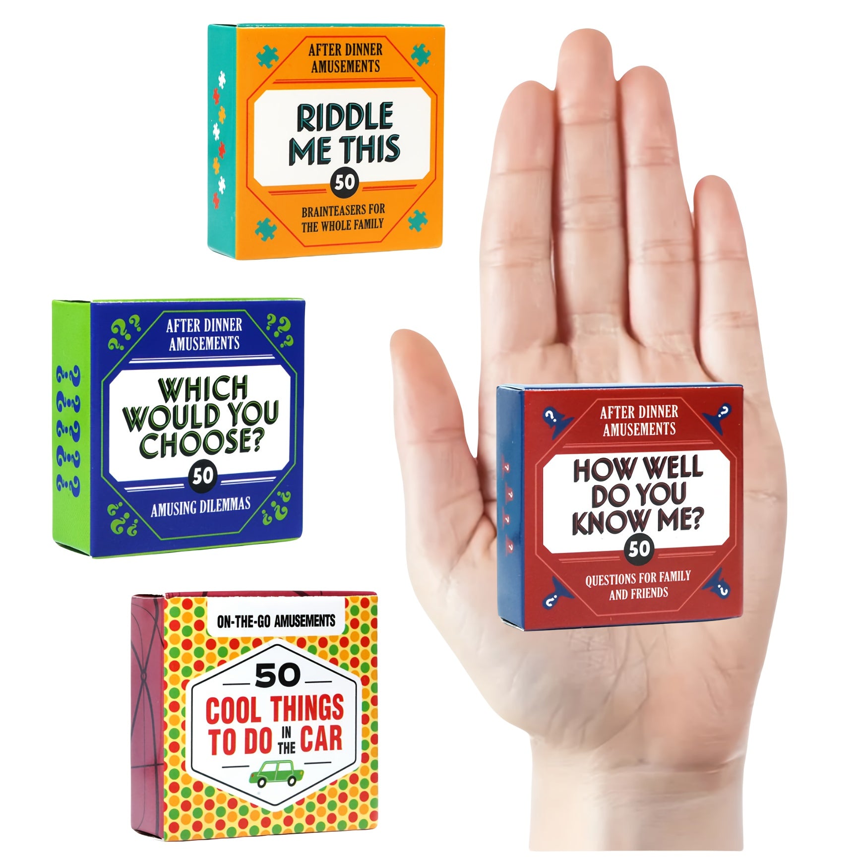 How Well Do You Know Me Card Game 50 Conversation Starter Questions for Family Friends Couples Teens Adults Camping Travel Holiday Game Night Gift