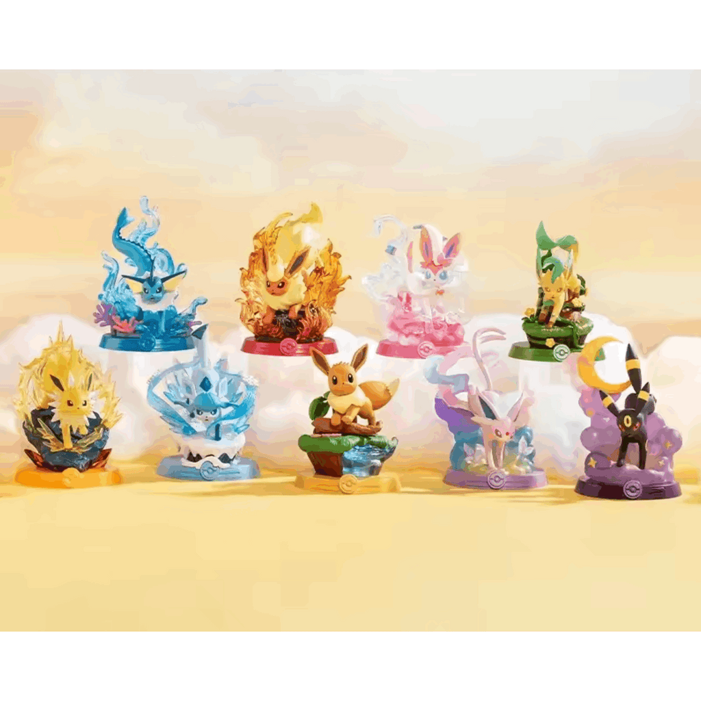 Pokemon Eeveelution Adventure Series Blind Box - 1st Generation Vinyl Collectible Figure, Umbreon Espeon Desktop Ornament, Surprise Mystery Box Gift for Pokemon Fans