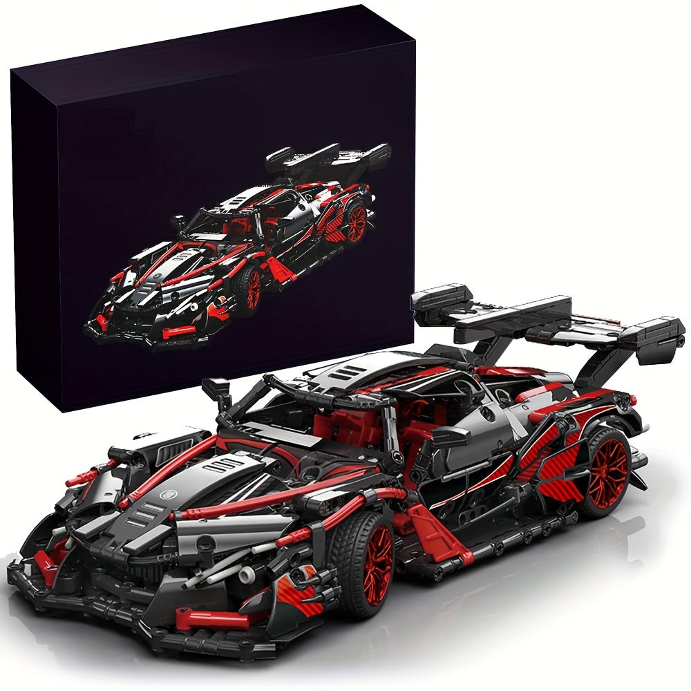 Car Building Blocks Kit 1391pcs 1:14 Scale Realistic Model MY88301 – Challenging Automotive Brick Set for Teens & Adults Ages 14+ – Display Model Gift for Car Enthusiasts, Birthday & Christmas